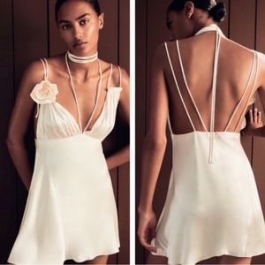 *SOLD* Brand New With Tags Zara white mini slip dress